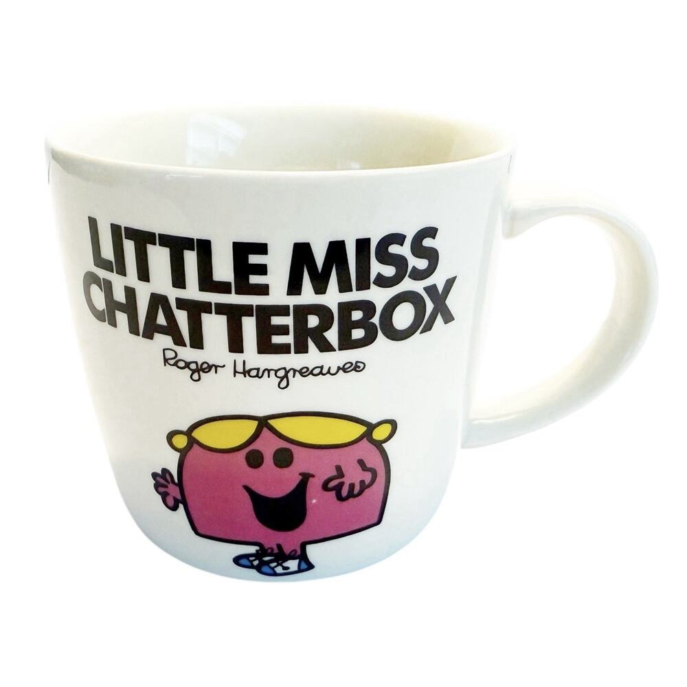 Little Miss Chatterbox ‘09 Roger Hargreaves Mr Men Ceramic 9oz. Coffee Tea Mug